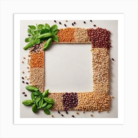 Frame Of Beans 3 Art Print