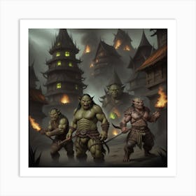 Orc invasion Art Print