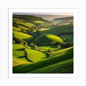 Wiltshire Countryside 2 Art Print