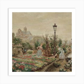 Flower Market 212 Art Print