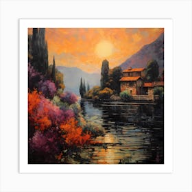 Amalfi Azure Dream Art Print