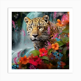 Jaguar In The Jungle Art Print