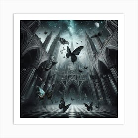 Cathedral Of Butterflies Art Print