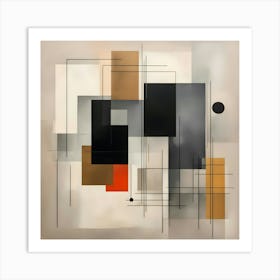 Abstract Squares 1 Art Print