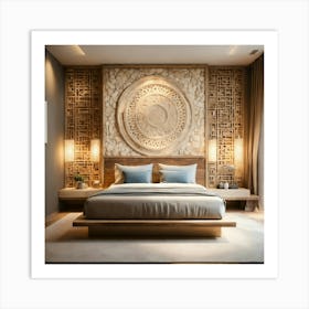 Asian Bedroom Design 27 Art Print