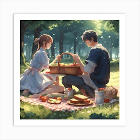 THE GREAT PICNIC Art Print