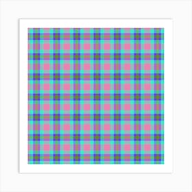 Plaid Pattern 27 Art Print