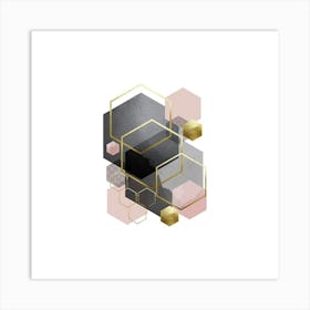 Geometric Abstract Painting Art Print