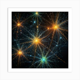 Neural Network 3 Art Print