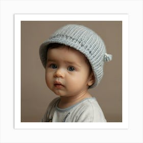 Baby In A Hat Art Print