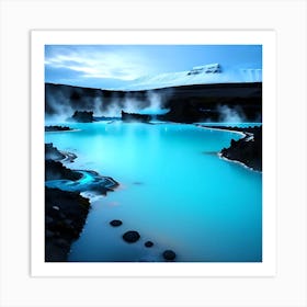 Blue Lagoon, Iceland Art Print