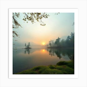 River landscape 5 Art Print