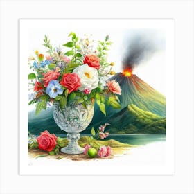 Flowers In A Vase 1 Art Print