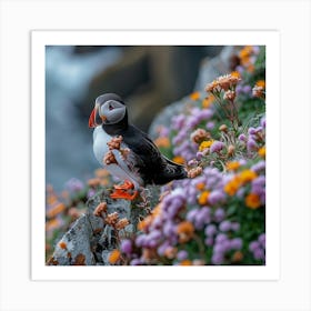 Puffin Bird 1 Art Print