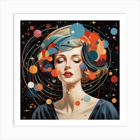 'Cosmic Woman' Art Print