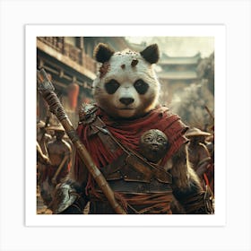 Panda Warrior Art Print