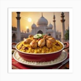 Chicken Biryani Art Print