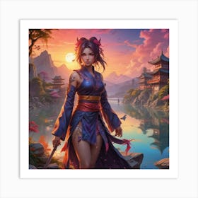 Chinese Girl 1 Art Print