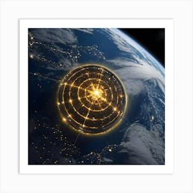 Earth From Space 7 Art Print