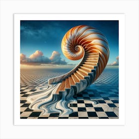 Spiral Staircase Art Print