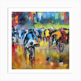 .FINISH THE RACE! #00012 Art Print