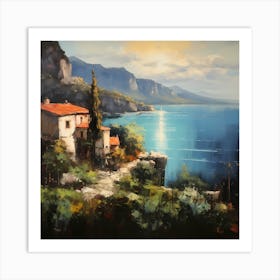 Venetian Vigor in Monet's Whisper Art Print