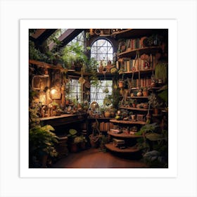 Room Full Of Plants Art Print