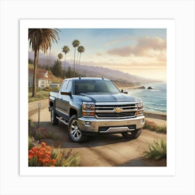 Chevrolet Silverado art print 1 Art Print