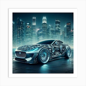 Futuristic Car Art Print