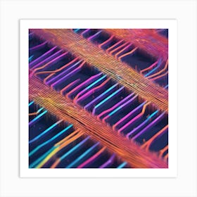 Computer Chip Art Print