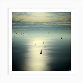 Sails Of The Dawn (I) Art Print