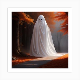 Ghost In The Woods 16 Art Print