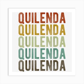 Quilenda City Angola Retro Art Print