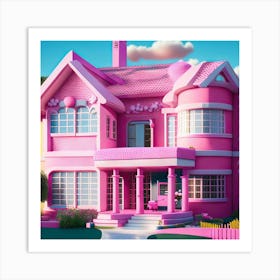 Barbie Dream House (275) Art Print