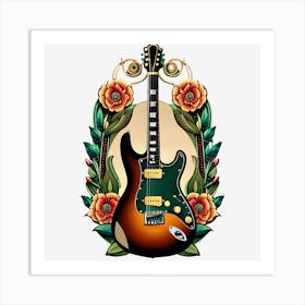 Acoustic Guitar 2 Art Print