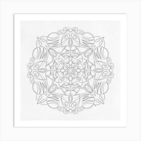 Mandala Artwork Art Print