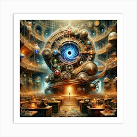 The Chronos Gate: A Da Vinci Steampunk Adventure Art Print