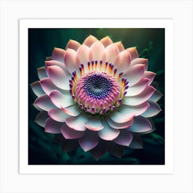 Lotus Flower Art Print