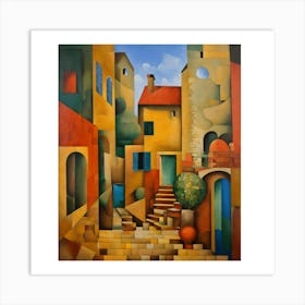 Street In France Art Print