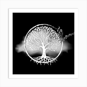 Tree Music Grades Staves Wind Art Print