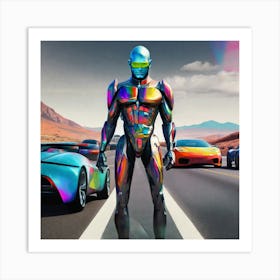 Futuristic Man 194 Art Print