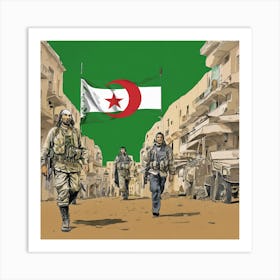 Algeria Art Print