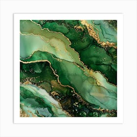 Emerald Green Art Print