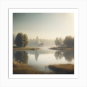 Misty Morning 6 Art Print