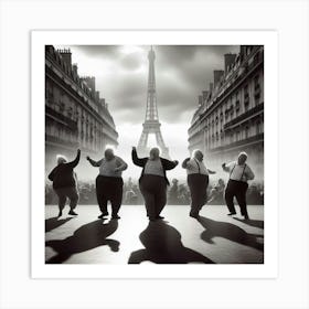 Paris Street Scene Art Print