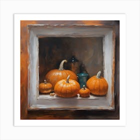 A View of Pumpkins Art Print