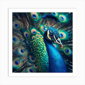 Peacock 8693634 1280 1 Art Print