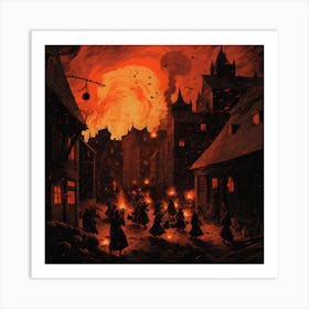 A Night for the Witches Art Print