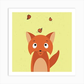 Autumn Fox Art Print