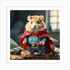 Thor Hamster Art Print